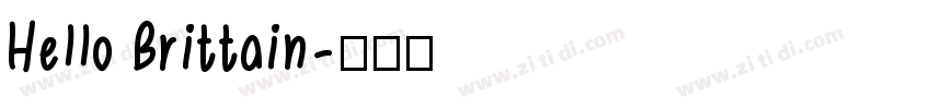 Hello Brittain字体转换